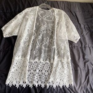 Charlotte Russe See Through Cardigan | XS